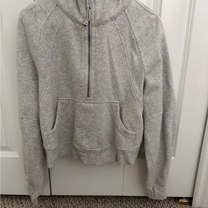 lululemon athletica Gray scuba Hoodie